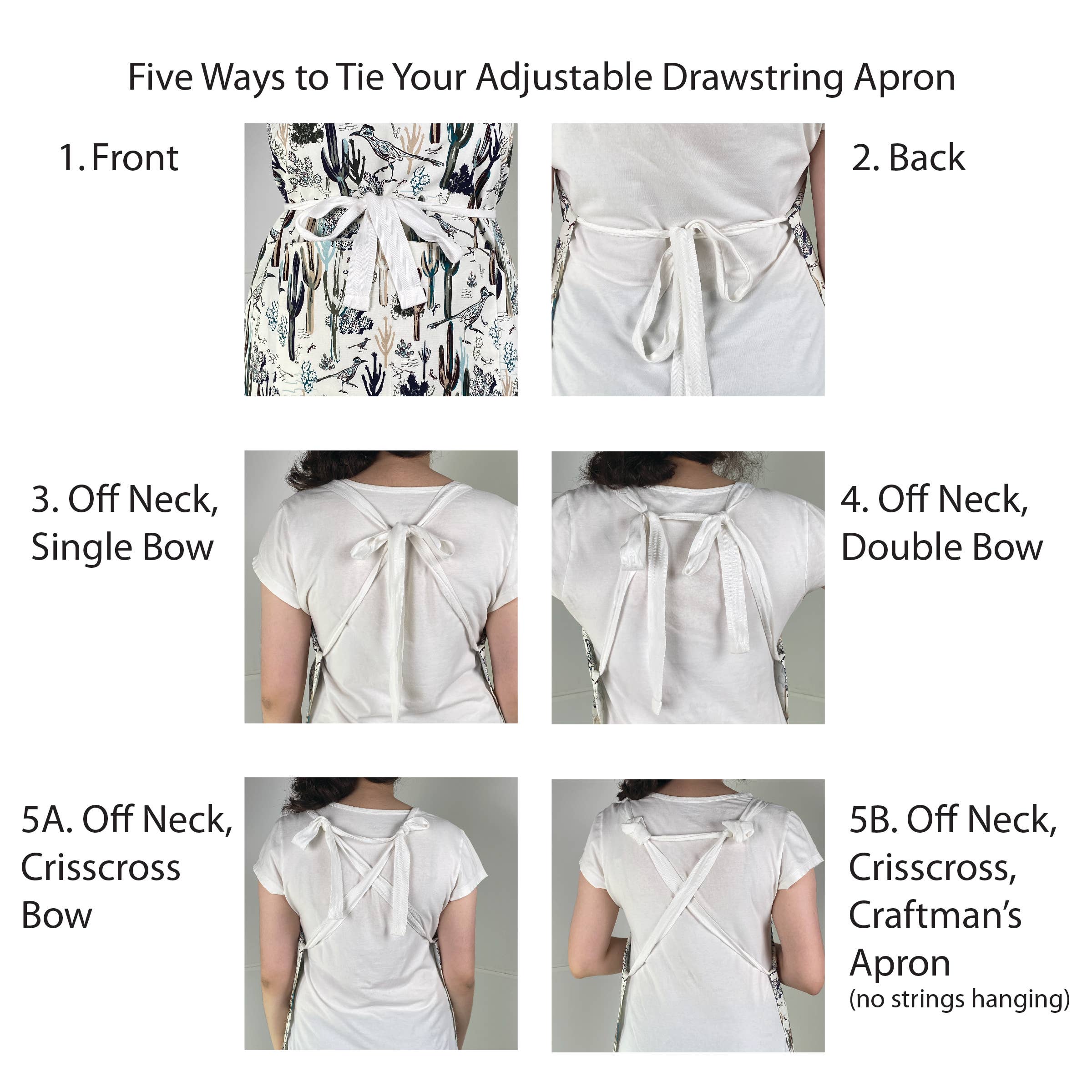 Cher the Fire - Wholesale Apron - Cotton Apron, Painted Desert agate Southwestern watercolor7