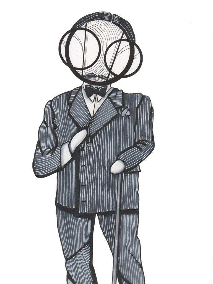 Tirage d'art Gomez Addams pour la vente par Harth Creations