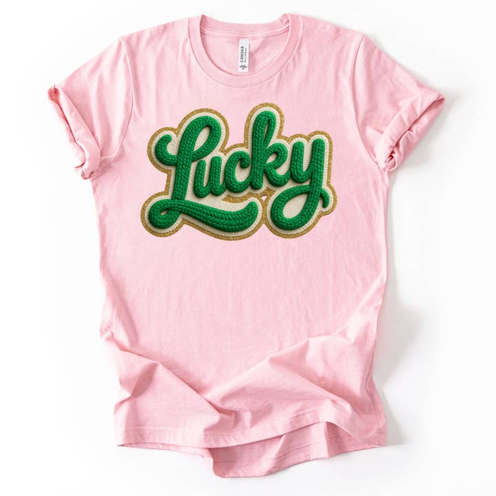YARN LUCKY-Tee or Crew for wholesale by Blue Moon Outfitters