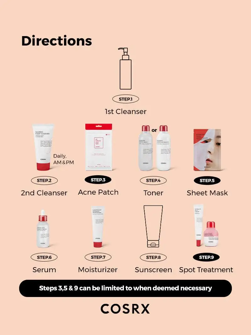 Kosmic - Kbeauty Skincare – wholesale Facial cleanser – [COSRX] AC Collection Calming Foam Cleanser (50ml/150ml)4