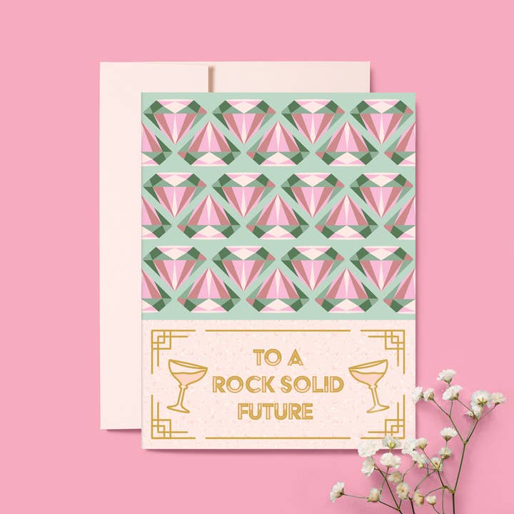 Rock-solide Hochzeitskarte für den Großhandel von Belle Belette