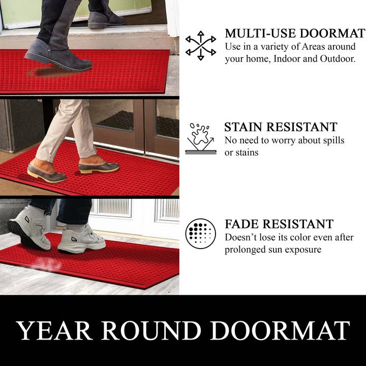 A1 home collections - Wholesale Floor Mat - A1HC All Weather Durable Rubber Polypropylene Doormats