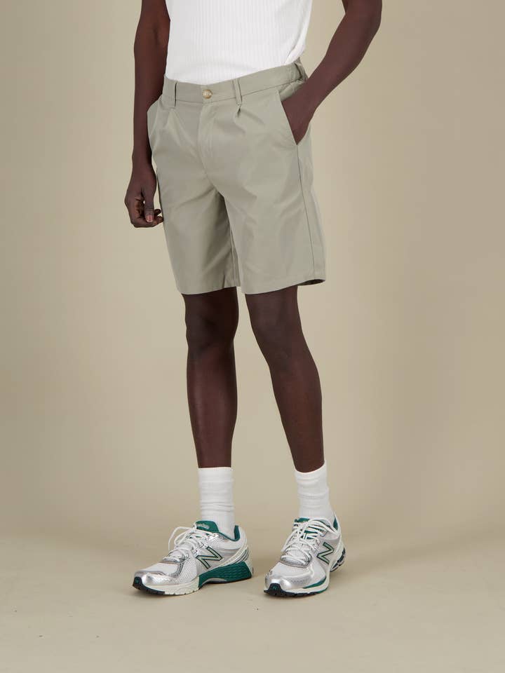 Pantalones cortos con pliegues - Matcha para venta al por mayor de COLOURS & SONS