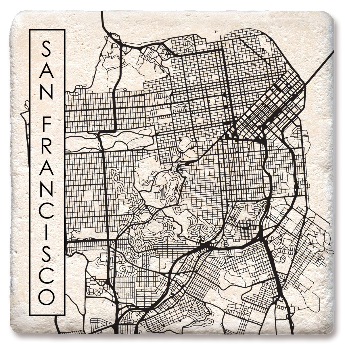 Tipsy Coasters & Gifts - Wholesale Coasters - Custom City Street Map Coaster6