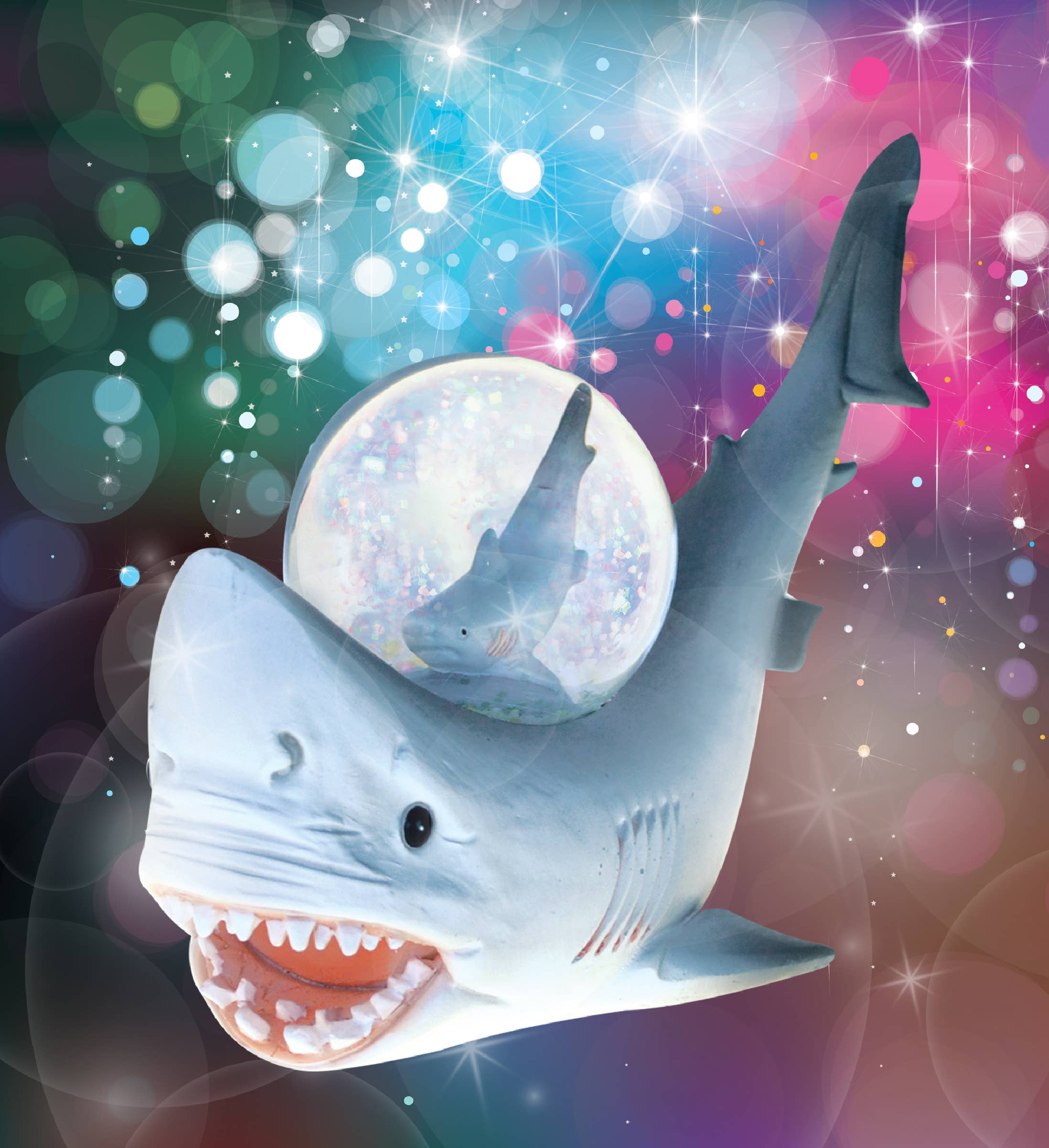 Cota Global - Wholesale Snow Globe - Wild Snow Globe - Shark (45Mm)4