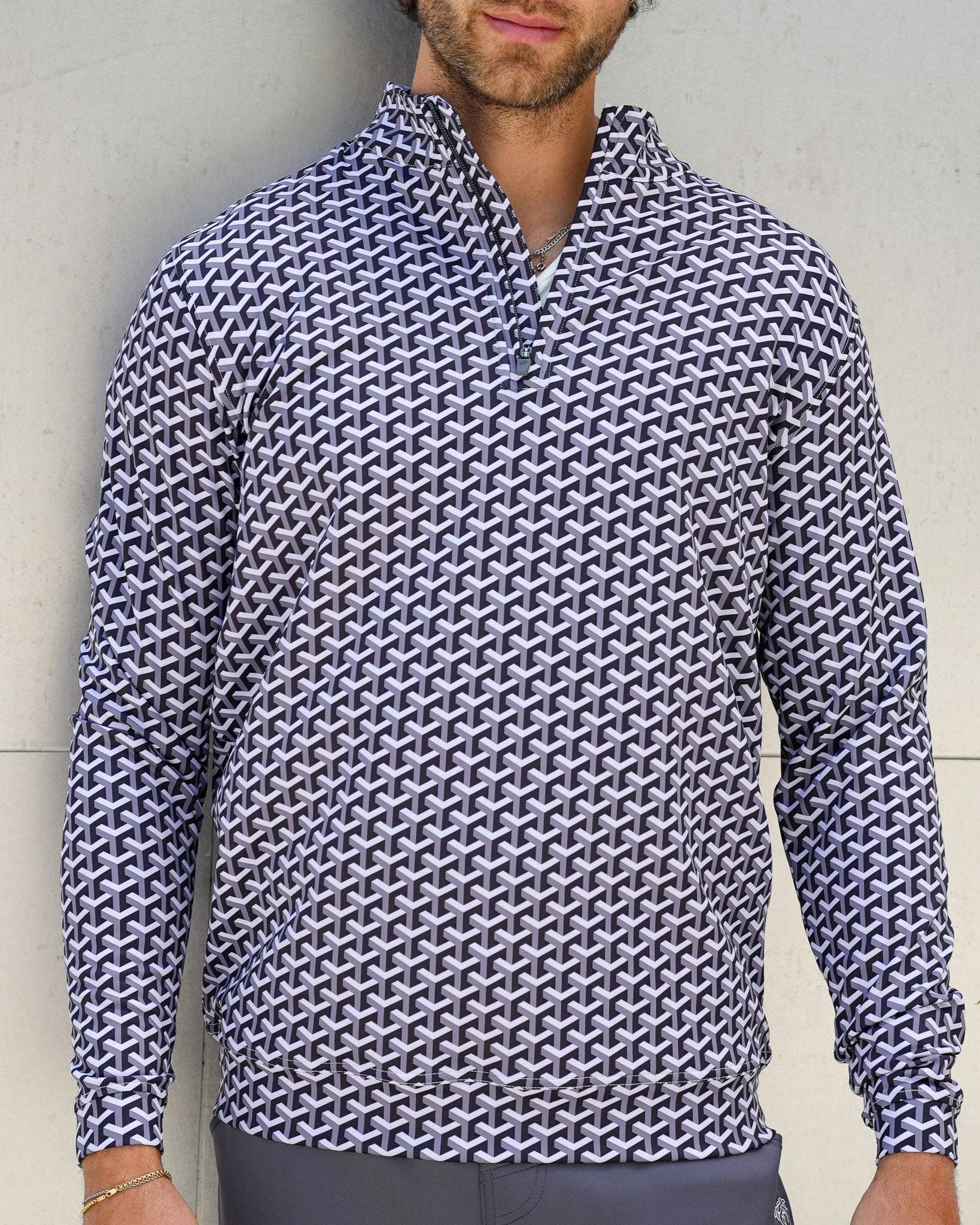 USA Palm - Wholesale Sweatshirt - Unisex - Cloud 1/4 Zip44