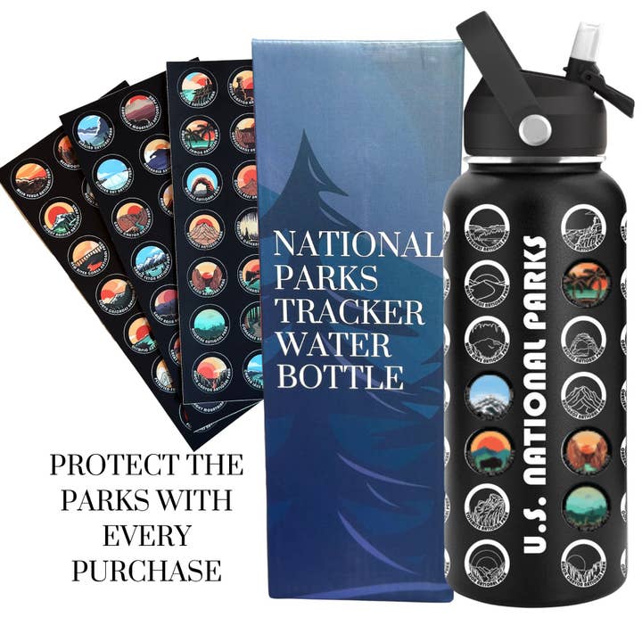 Track Your Adventures - Vente Bouteilles d'eau - Suivi des bouteilles d'eau du parc national