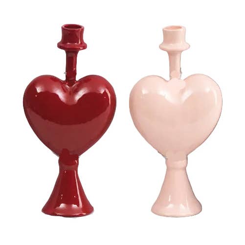 Dia dos Namorados - Castiçais de 10" - CONJUNTO DE 2 por atacado de Dunn Deals