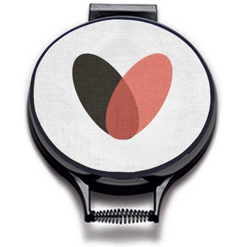 Mustard & Gray Ltd - Wholesale Oven Mitt/Pot Holder - Toco Hearts Circular Hob Covers1