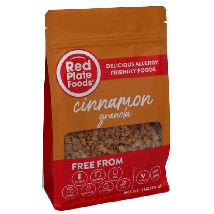 Cinnamon Granola 11 oz - case of 6 bags for wholesale by Red Plate Foods