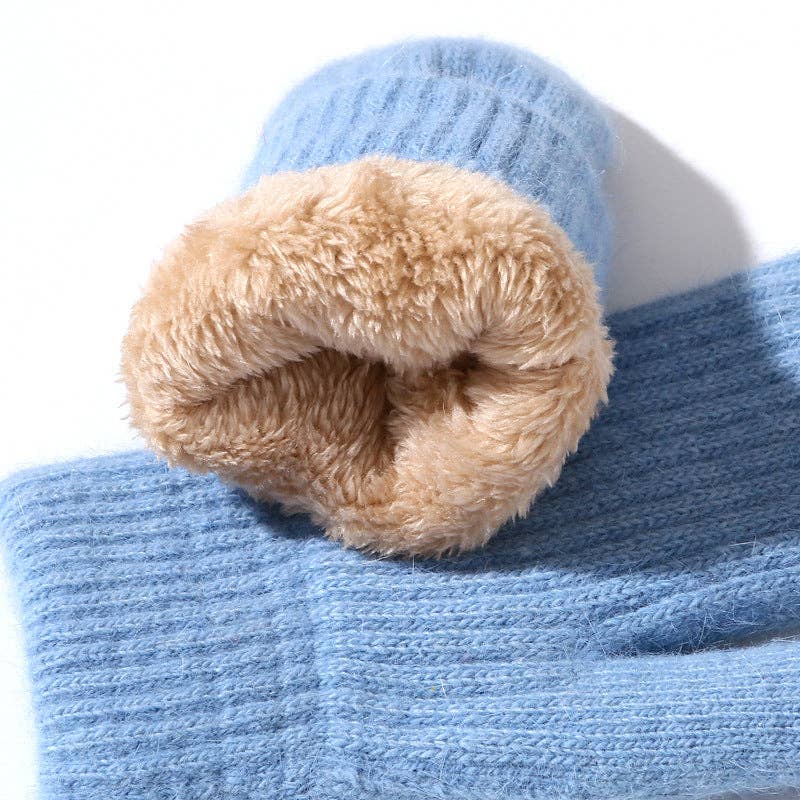 Dipped Shop - Vente Moufles – femme - Gants en tricot rembourrés simples DPG26129