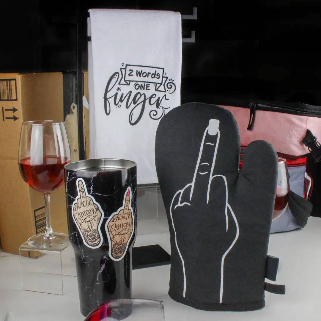 Twisted Wares - Vente Autocollant - Autocollant Fuck Cancer3