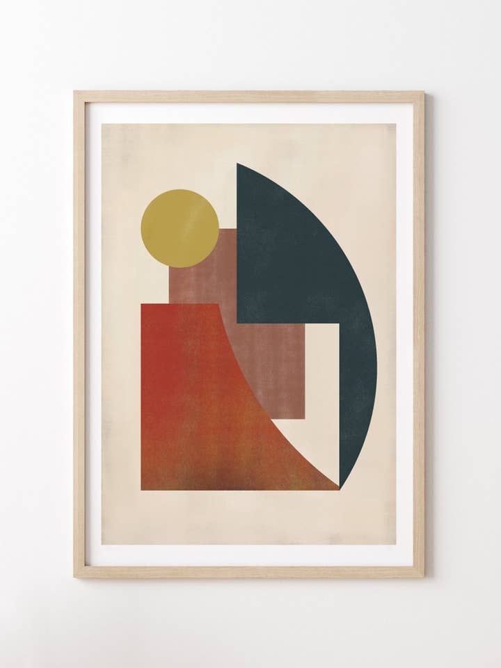 Complemento: póster geométrico (sin marco) para venta al por mayor de MAISON CHARLOT