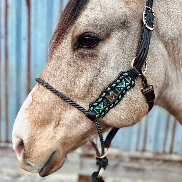 Schulz Equine - Wholesale Horseback Riding Gear - Lariat Nose Halter1