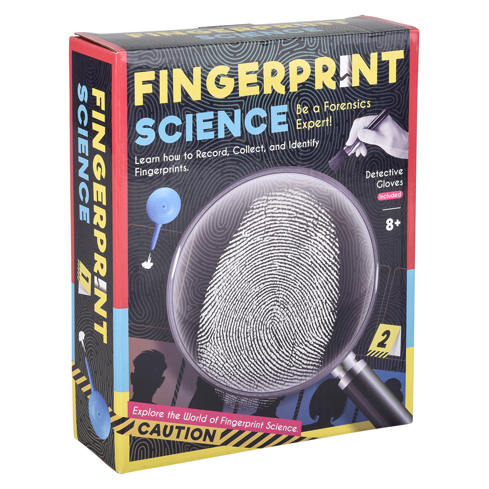 The Toy Network - Wholesale Science & Math Book - (T) EDU-STEM FINGER PRINT SCIENCE KIT4