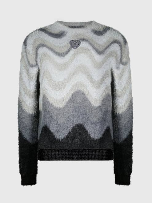 Mohair Knit Crewneck Sweater for wholesale by hideout