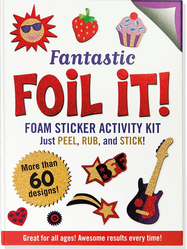 Fantastic Foil It! Foam Sticker Activity Kit for wholesale by Peter Pauper Press