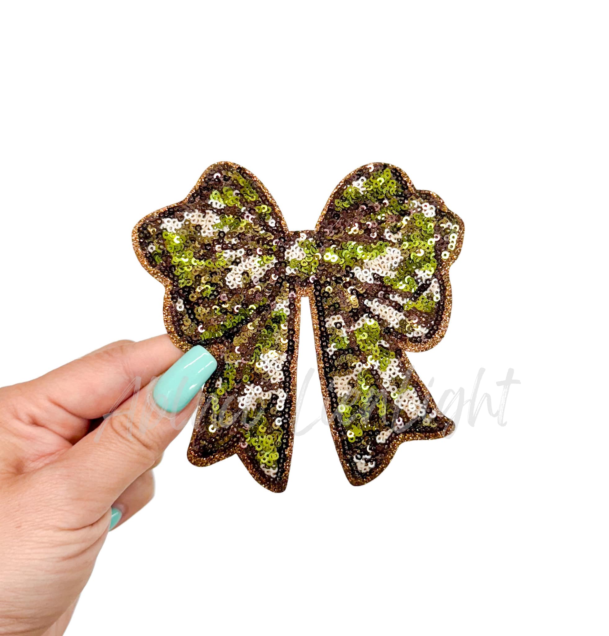 ABLNco - Wholesale Patch - Camo Bow Hunting Sequins Patch - Small