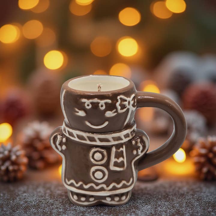 Christmas Kitchen Gingerbread Candle 3 oz for wholesale by Simply Southern Homemade