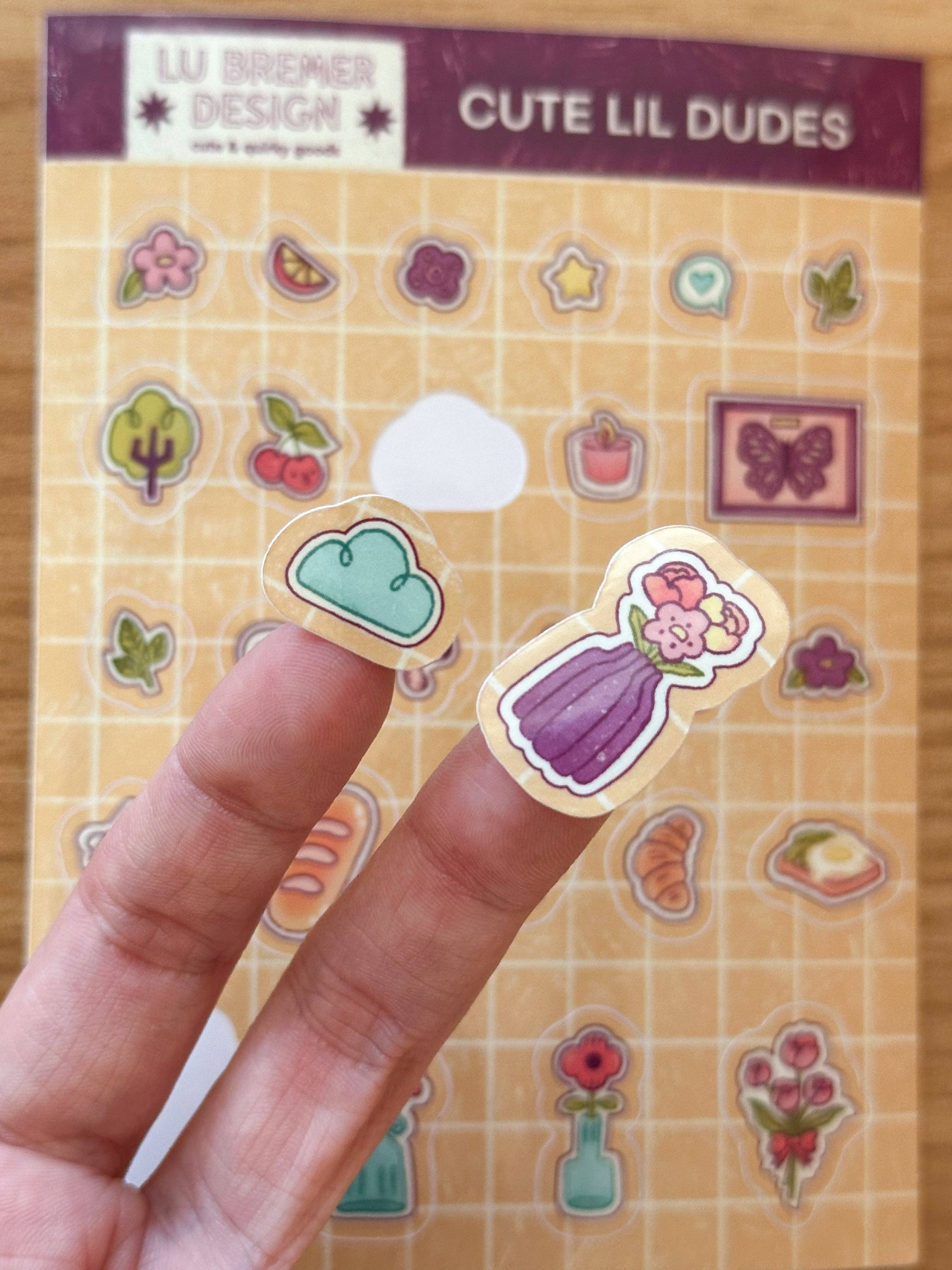 lu bremer design - Wholesale Sticker - cute little dudes vinyl sticker sheet1