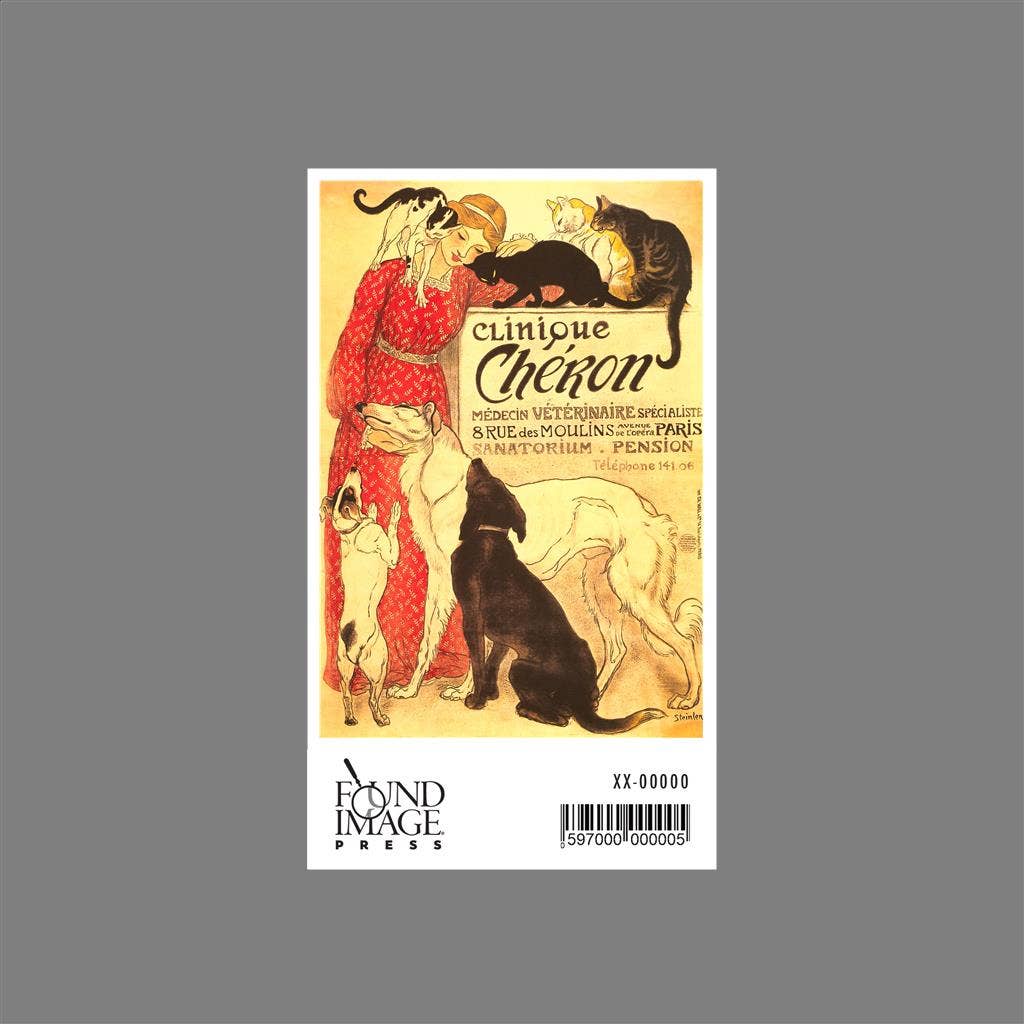 Found Image Press - Wholesale Sticker - Sticker PO-218 Clinique Cheron, Vet1