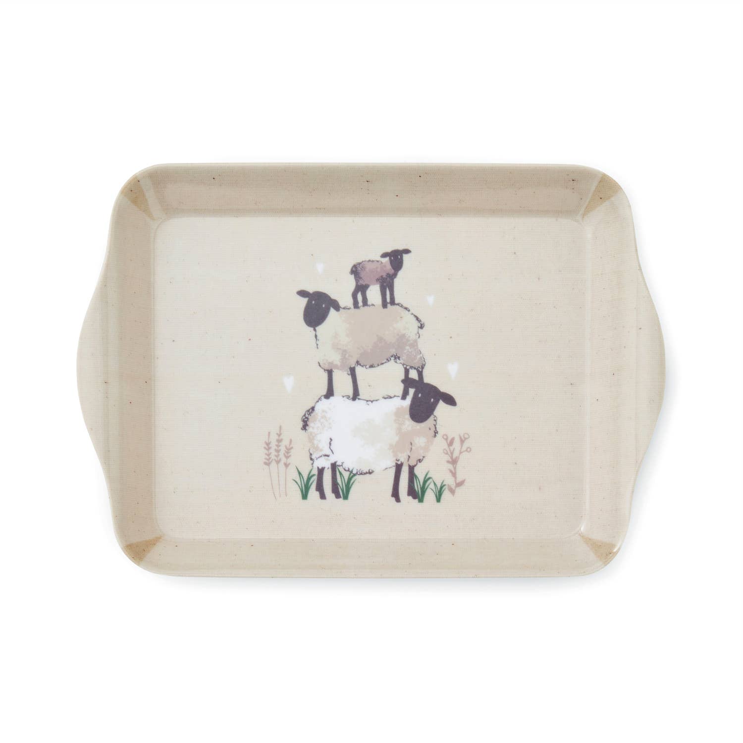 Beige Scatter Tray Highland Sheep for wholesale on Faire1