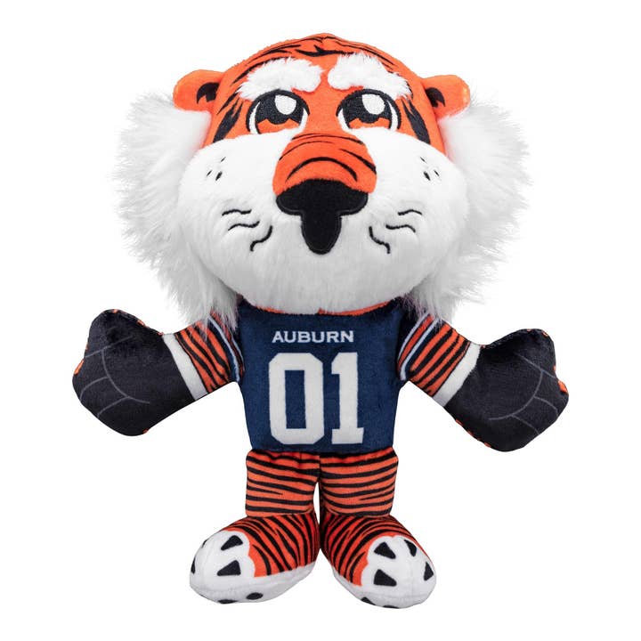 Uncanny Brands - Wholesale Stuffed/Plush Toy - Kids & Baby - Bleacher Creatures Auburn Tigers Aubie the Tiger 8" Mascot Kuricha Sitting Plush2
