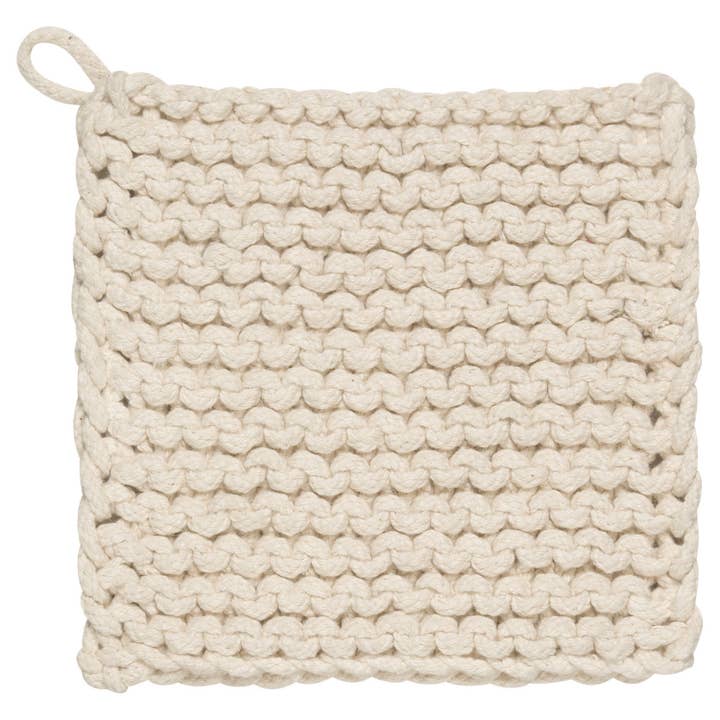Danica Heirloom - Wholesale Oven Mitt/Pot Holder - Natural Knit Potholder