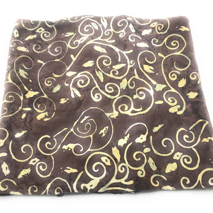 JDLUV - Venta al por mayor Bufanda - Mujer - Pareo Bali Floral Brown Art #S - 006-4