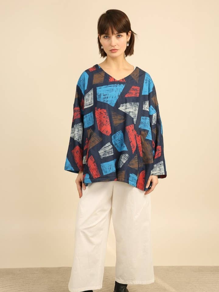 P129-V135 - Top for wholesale by BELLA BLUE