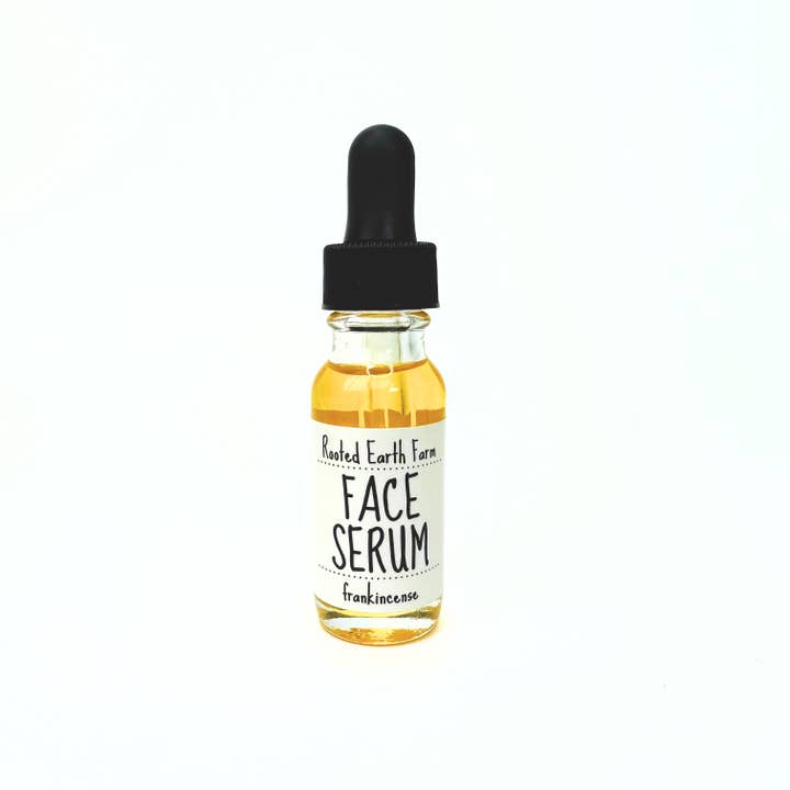Rooted Earth Farm + Apothecary - Vente Concentré/sérum pour le visage - Sérum pour le visage aux herbes, 1/2 oz, 5 options de parfum