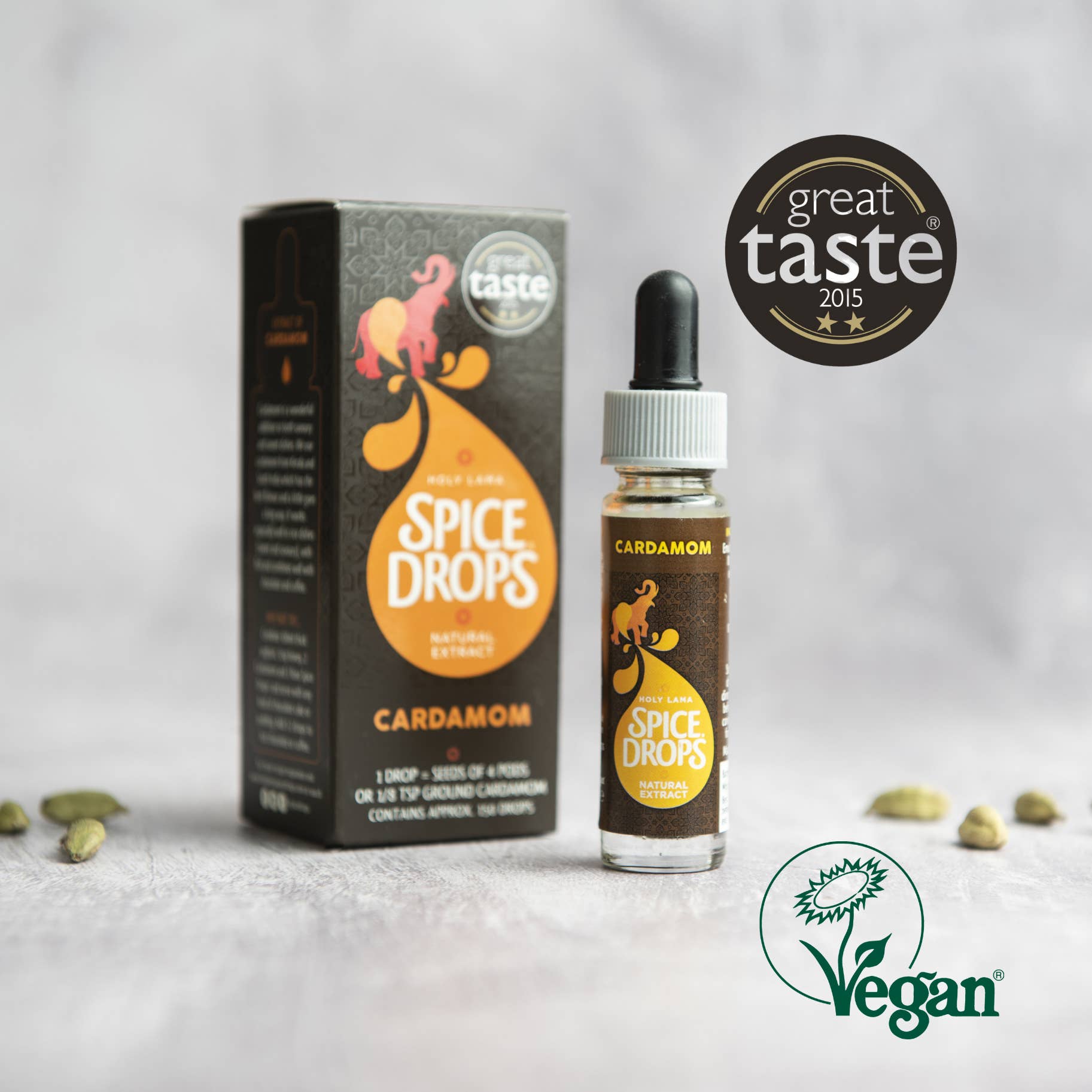 Holy Lama Naturals - Wholesale Dried Spice - Cardamom Natural Extract, Spice Drops, Award Winning