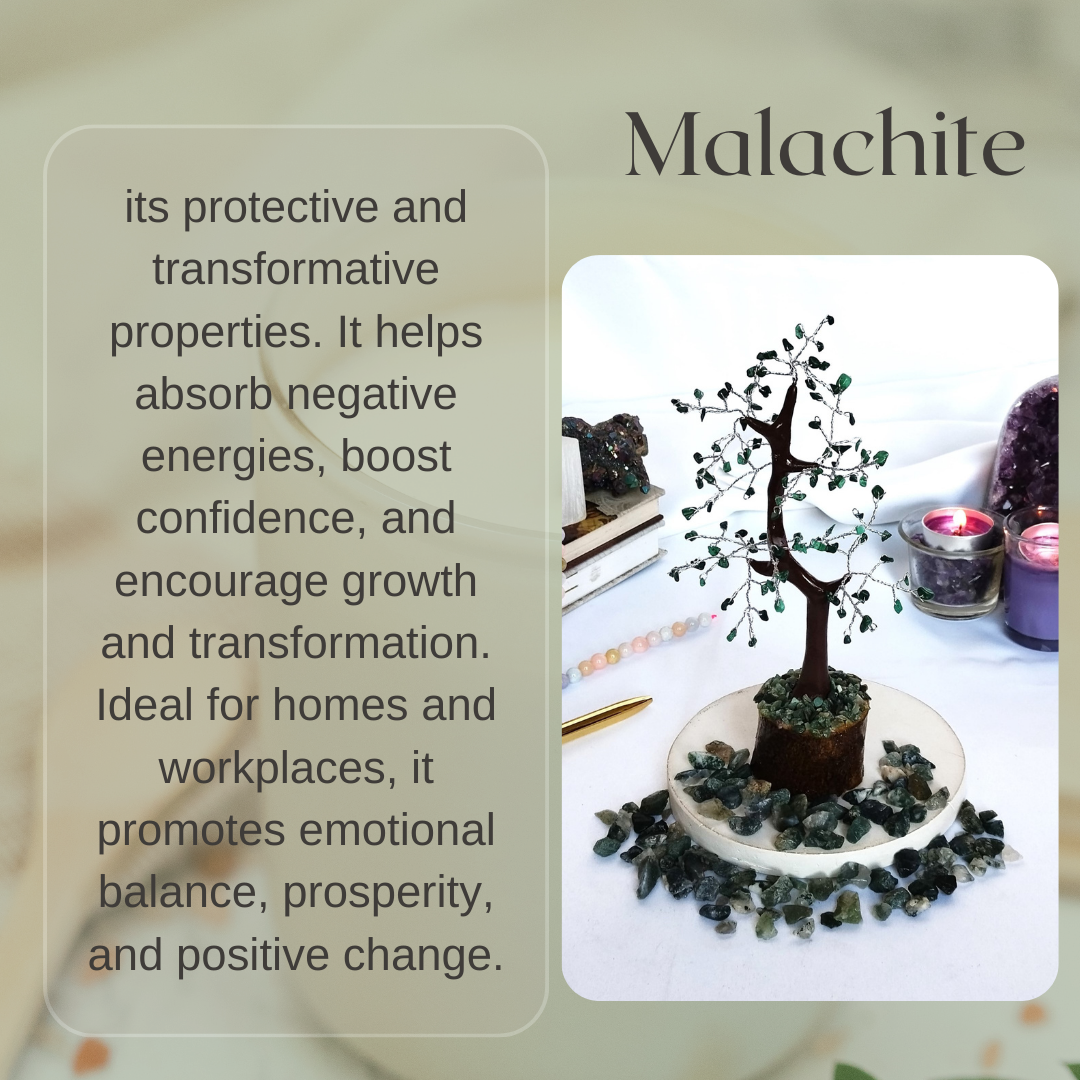 Soothing Crystals - Wholesale Spiritual Stone/Crystal - Gemstone Tree | Malachite | Crystal Tree of Life1