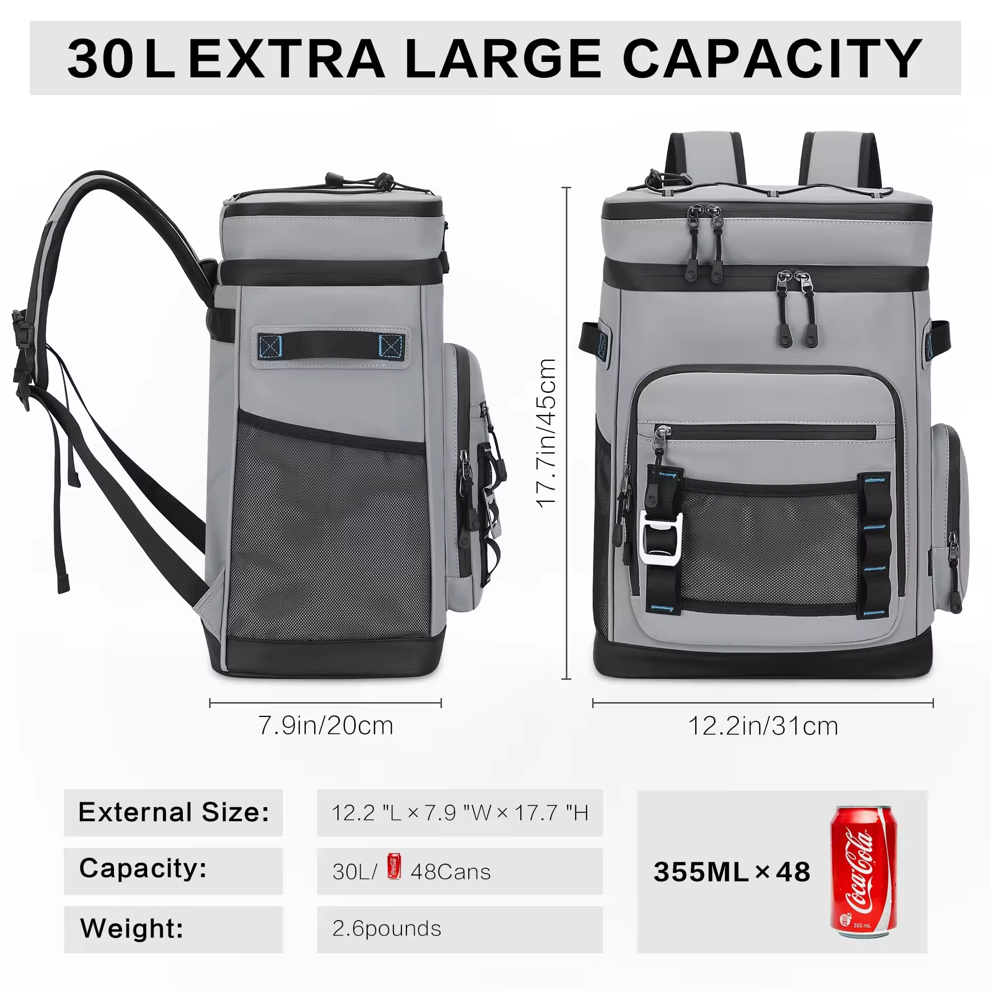 VIGOR – wholesale Cooler/cooler bag – Waterproof Insulated Cooler Backpack Insulated Leakproof8