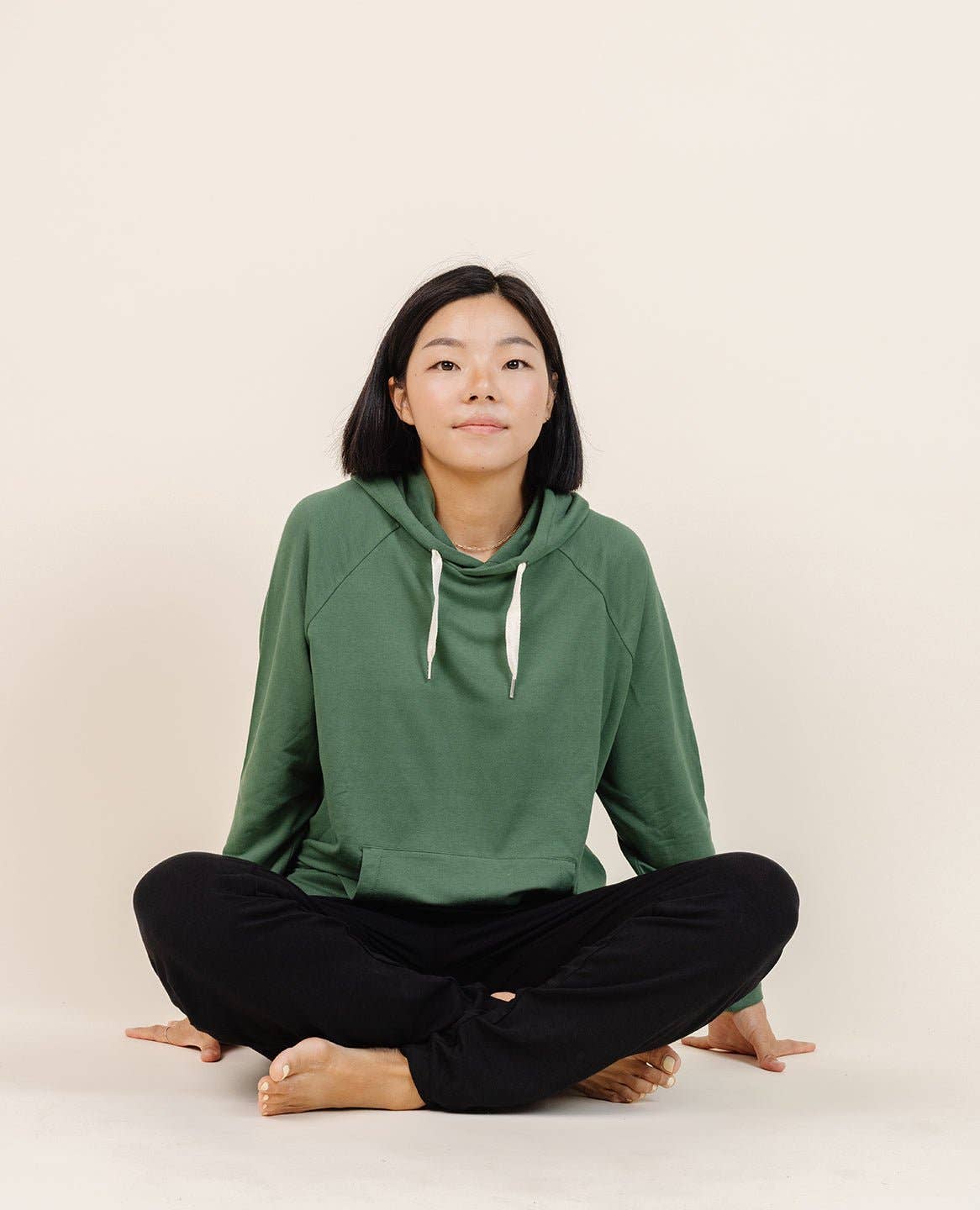 Lark - Wholesale Hoodie - Women's - Women's Coziest Hoodie in Moss1