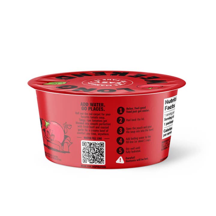 Long Weekend - Wholesale Soup - Long Weekend Premium Freeze-Dried Instant Soup-Tomato Bisque2