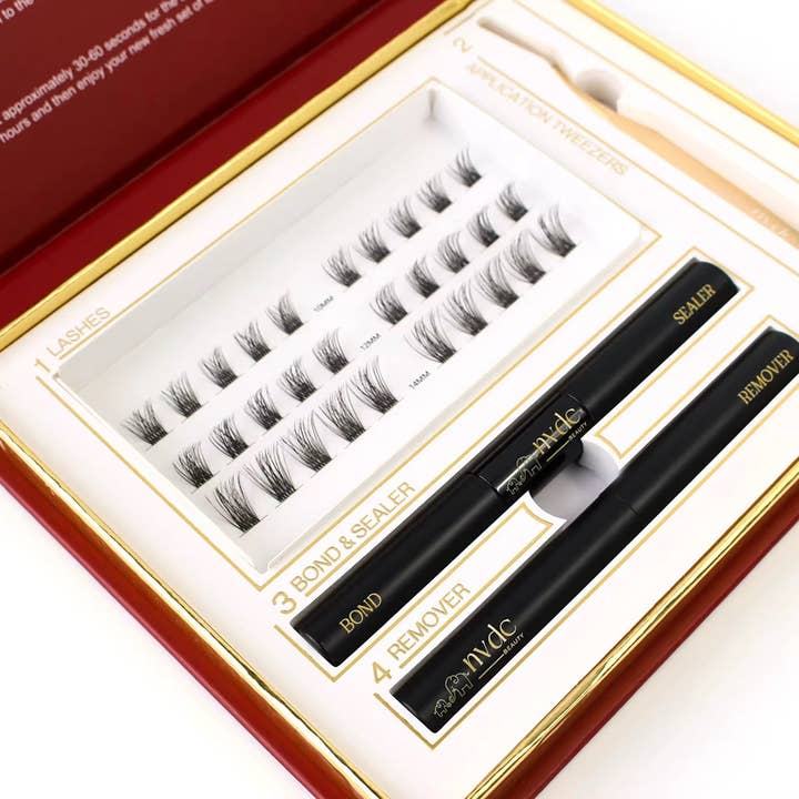 Premium Natural DIY Lash Extensions Kit for wholesale by NVDC Beauty