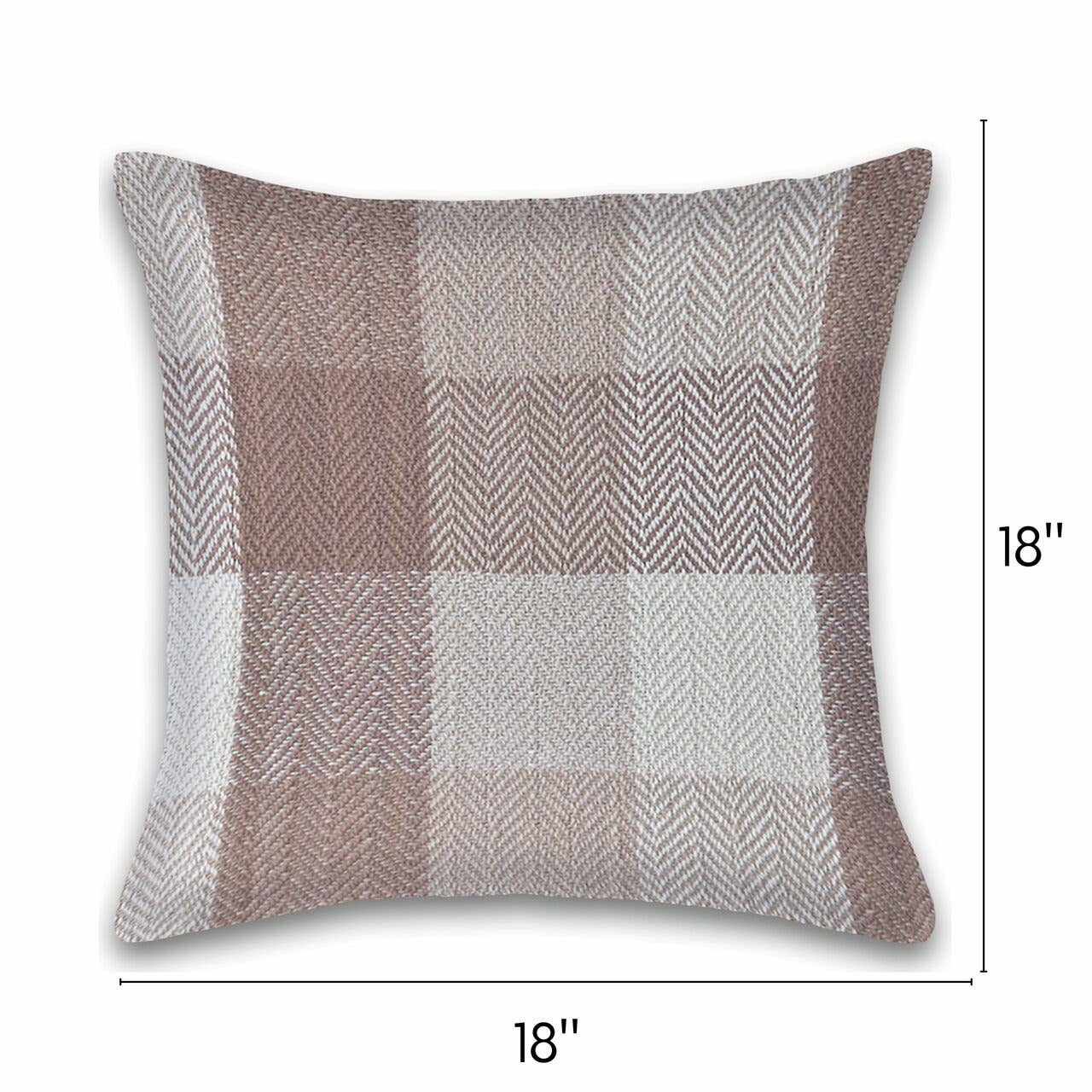 Fabstyles - Wholesale Throw Pillow Cover - Fabstyles Herringbone Check Cotton Pillow Cover8