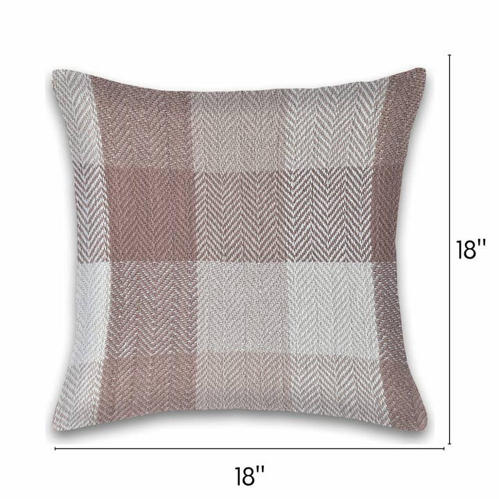 Fabstyles - Wholesale Throw Pillow Cover - Fabstyles Herringbone Check Cotton Pillow Cover8