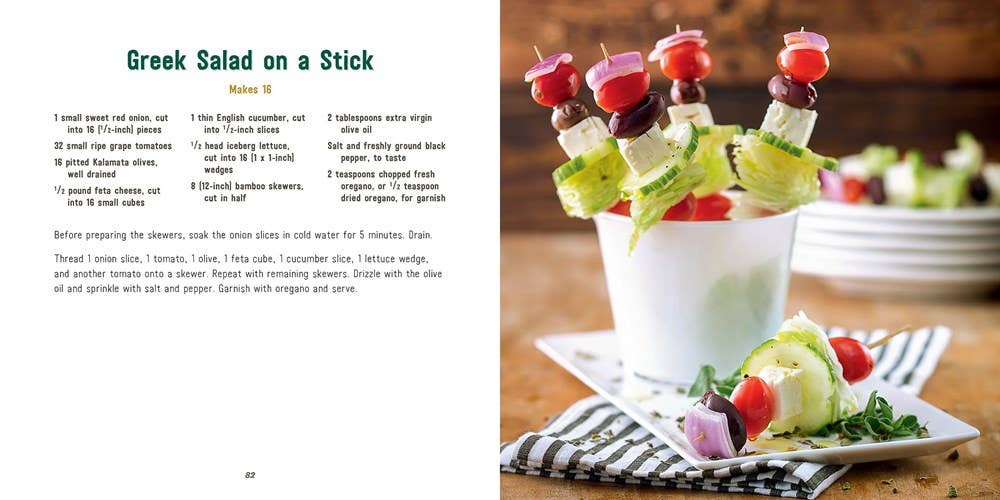 Gibbs Smith - Wholesale Cookbooks & Food - Small Bites: Skewers, Sliders, and Other Party Eats Cookbook3