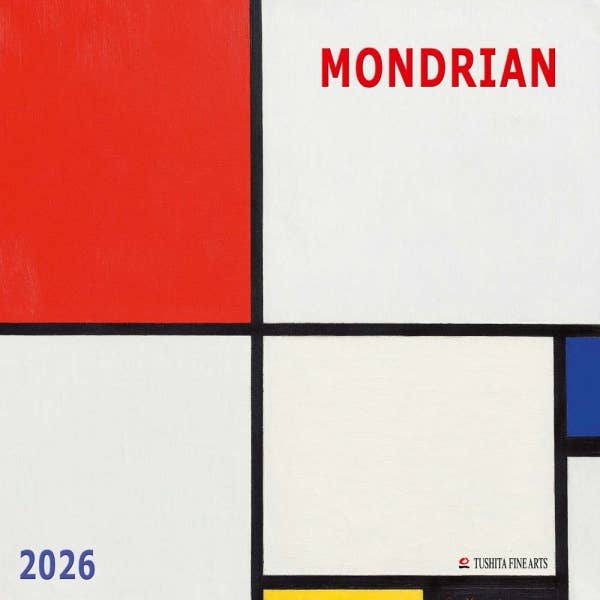 VisionWorks LLC - Wholesale Calendar - Piet Mondrian 2026 Wall Calendar0