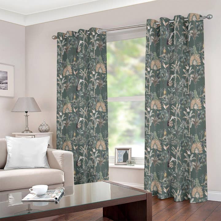 Empowering Decor - Wholesale Curtain - Tropical Patterned Blackout Curtains5