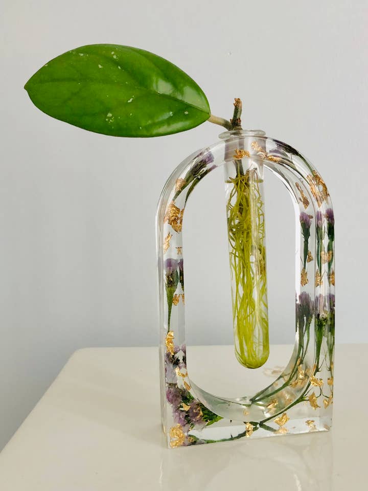 Arch Propagation Station- Purple Floral for wholesale by Sharlene Robertson Designs