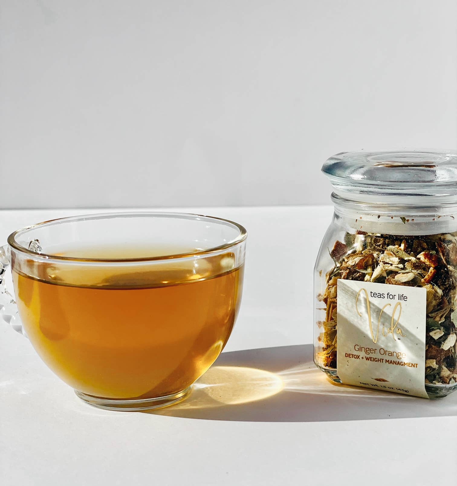 Vida Teas For Life – Großhandel Loser Tee – Ginger Orange BULK | detox+Gewicht-Management | 100 Portionen3