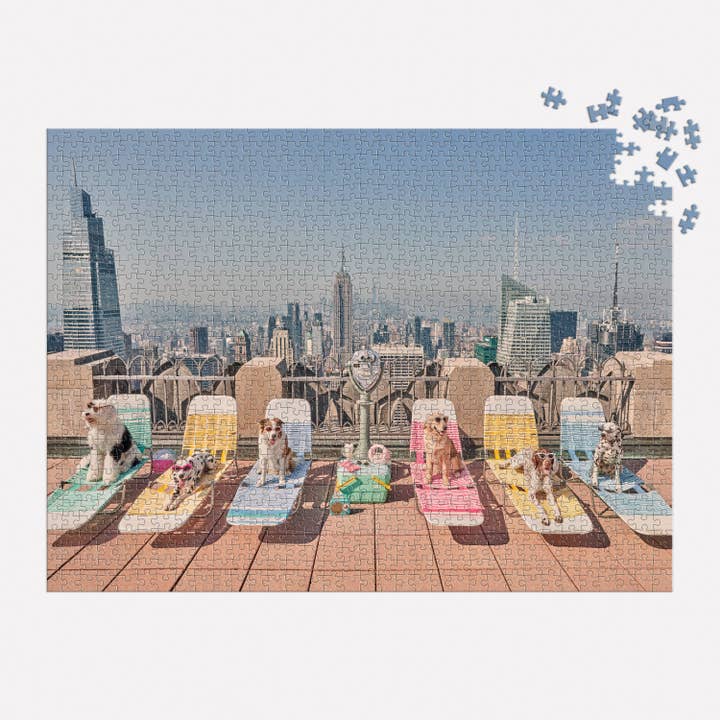 Chronicle Books - Wholesale Puzzle - Adult - Gray Malin The Dogs of New York City 1000 Piece Puzzle1
