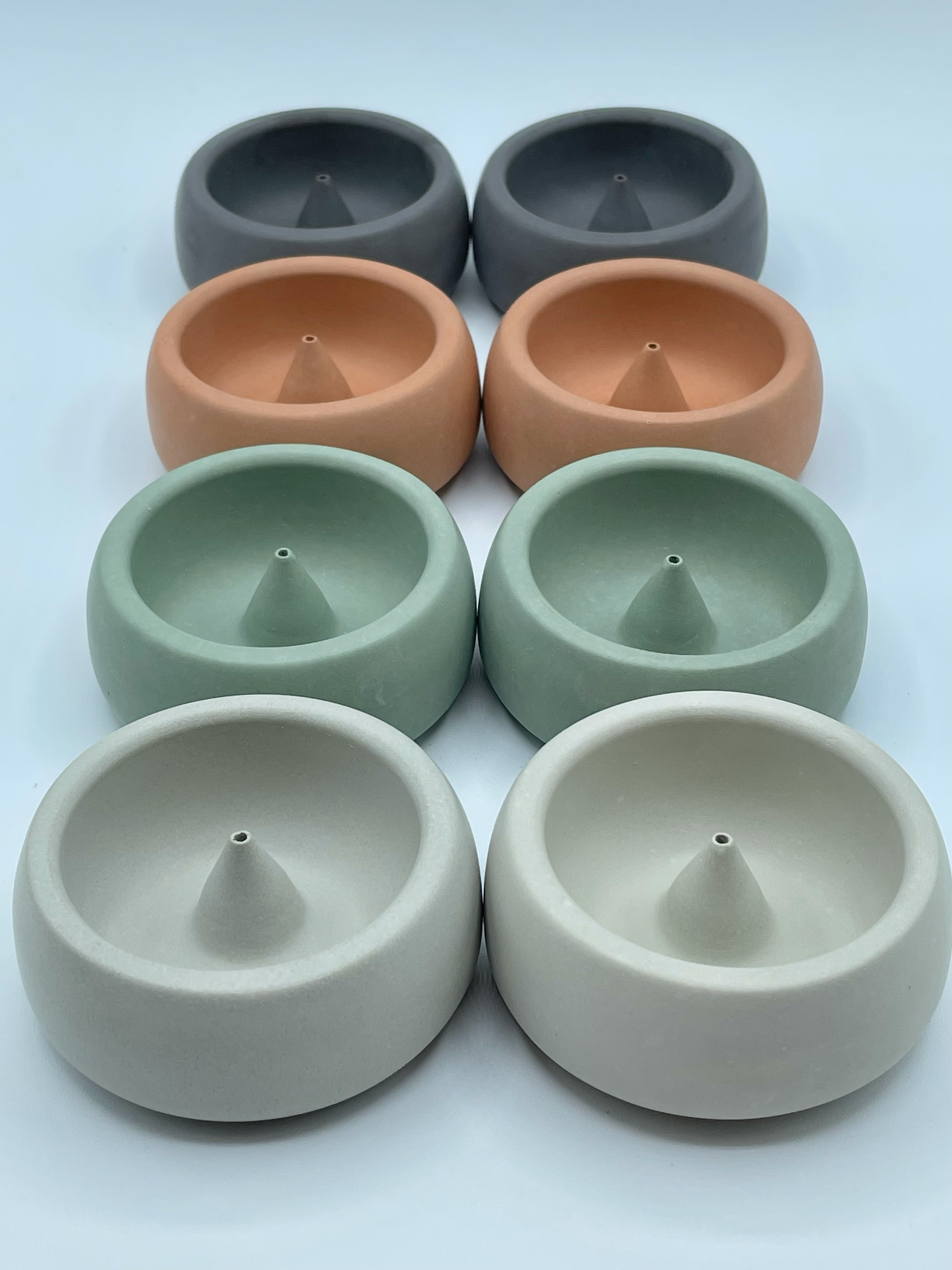 Colyer House Creations - Vente Porte-encens - Collection d'échantillons : porte-encens/bougeoir en béton4