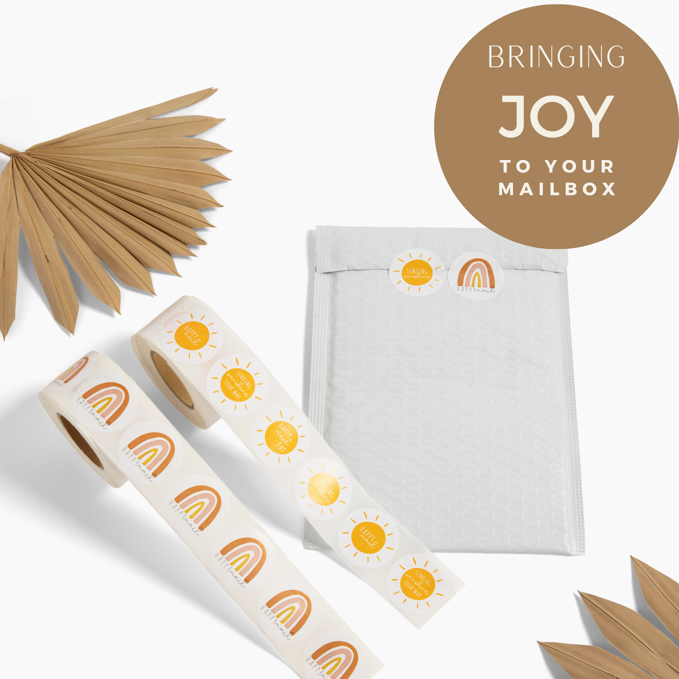 Lain & Lou - Venta al por mayor Pegatina - Pegatinas Sending Sunshine Happy Mail en rollo7