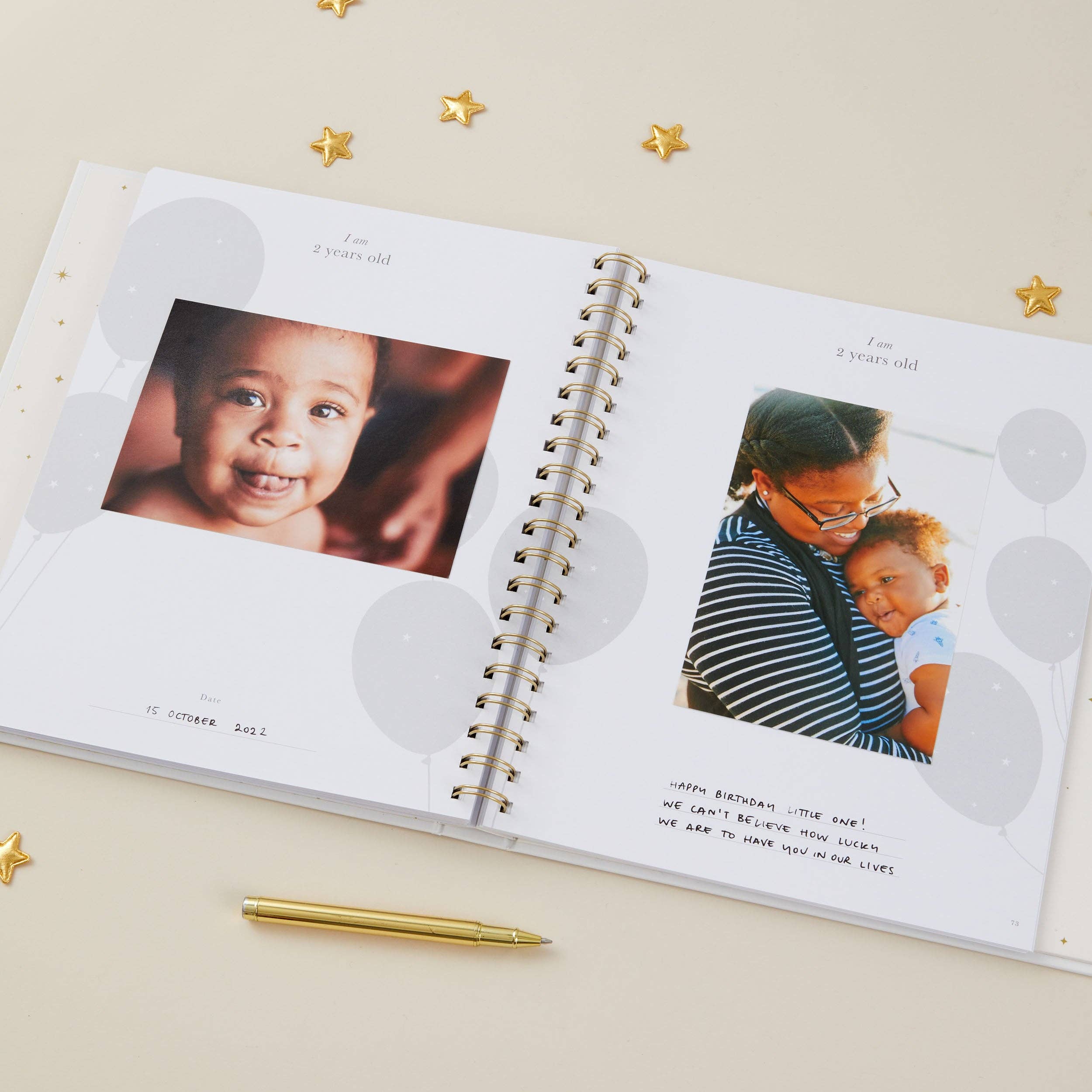 Blush And Gold - Wholesale Memory Book - Kids & Baby - My Baby Book - Pearl (Cloth) luxury keepsake memory baby boo13