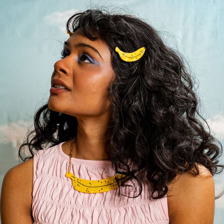 Peach Beast - Wholesale Hair Clip - Women's - Ripe Banana Hair Clips3