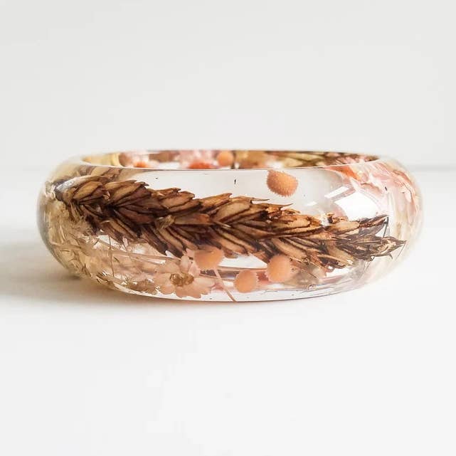 NThandmade Jewelry - Venta al por mayor Brazalete - Pulsera de trigo real, joyas hechas a mano, joyas de la naturaleza, regalos